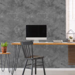 PAPEL DE PAREDE INDUSTRIAL ADESIVO- CINZA COM MANCHAS  BRANCAS AUTOCOLANTE (cópia) - Imagem 3