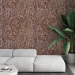 Papel de Parede Industrial Adesivo Autocolante- Terracota Premium