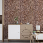 Papel de Parede Industrial Adesivo Autocolante- Terracota Premium - Imagem 3