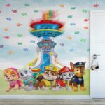 Papel de Parede Patrulha Canina - Tema Torre de Vigilância Infantil Decorativo - Imagem 4