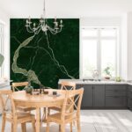 Papel de Parede Mármore Esmeralda com Veios Verdes Claros - Imagem 4