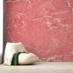 Papel de Parede Mármore Vermelho Estilo Luxuoso para Decoração Moderna Sofisticada - Imagem 2