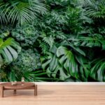 Papel de Parede Folhagens Tropicais Variedades Folhas Largas Decoração Moderna - Imagem 3