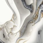 Papel de Parede Mármore Acinzentado - Elegância Atemporal Autocolante Lavável - Imagem 5